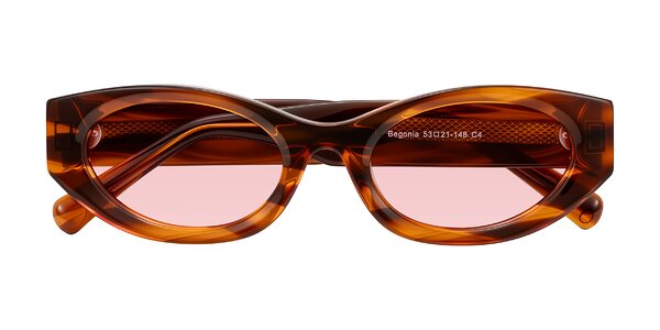 Front of Begonia in Amber Striped