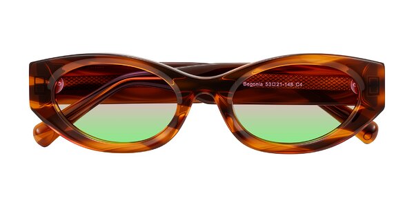 Front of Begonia in Amber Striped