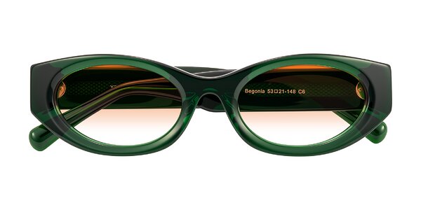 Front of Begonia in Deep Crystal Green