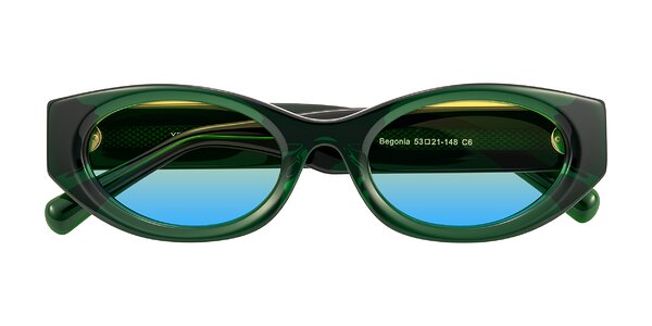 Front of Begonia in Deep Crystal Green