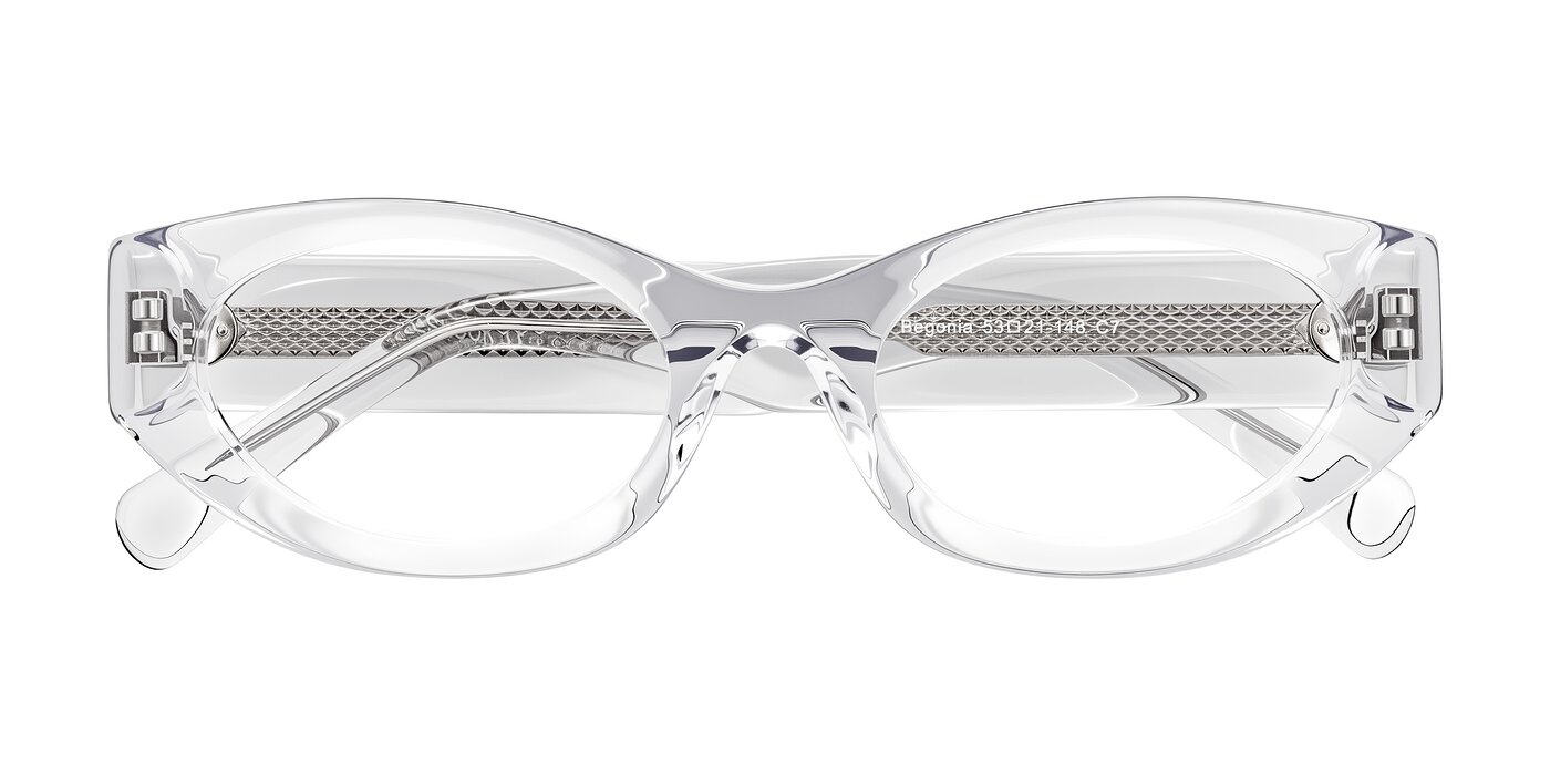 Begonia - Clear Eyeglasses