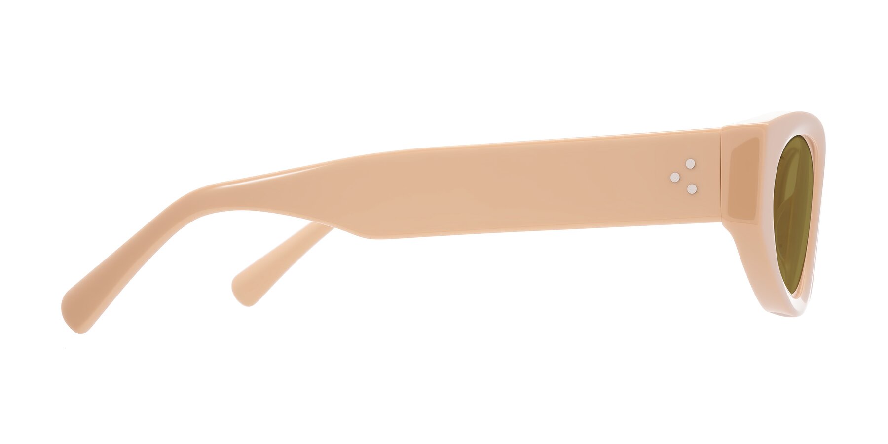 Side of Begonia in Pale Salmon with Brown Polarized Lenses