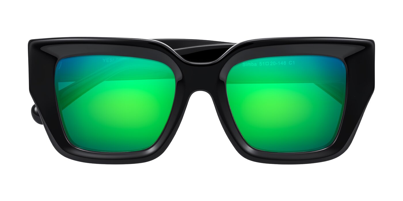 Simba - Black Flash Mirrored Sunglasses