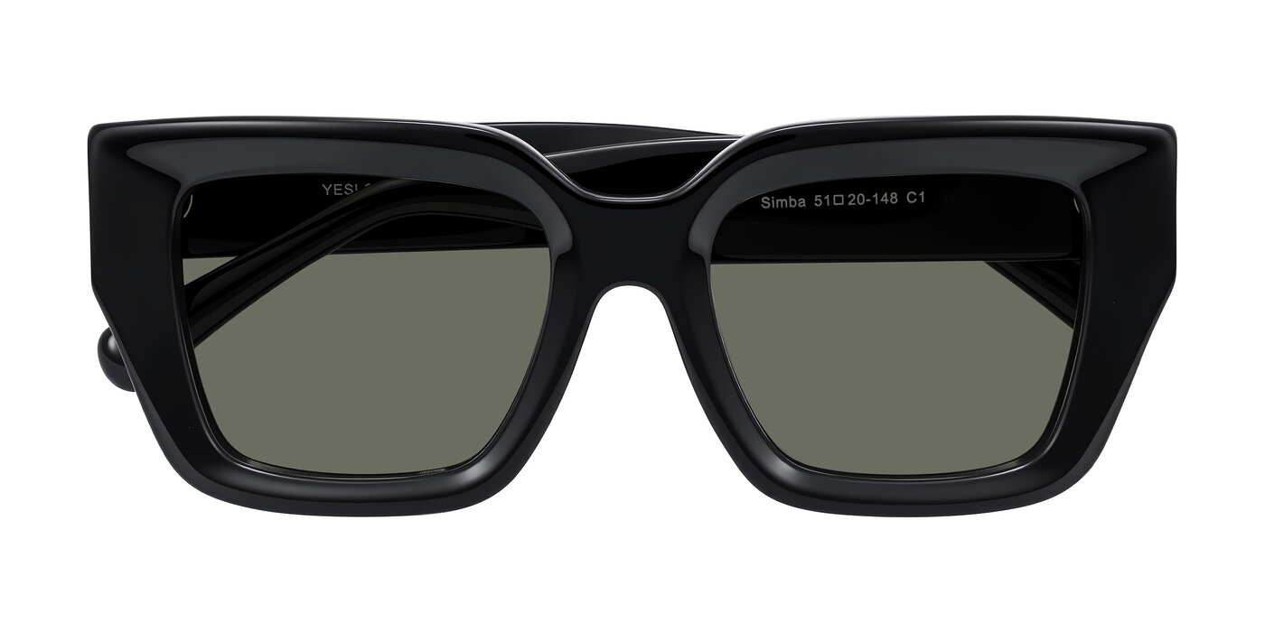 Simba - Black Polarized Sunglasses