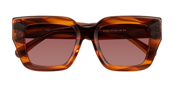 Front of Simba in Amber Striped