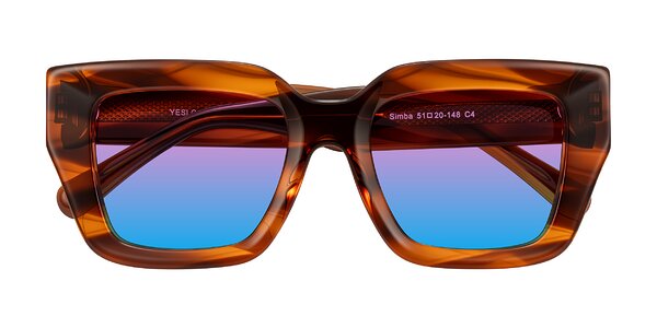 Front of Simba in Amber Striped