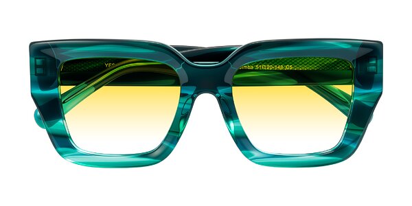 Front of Simba in Teal Striped