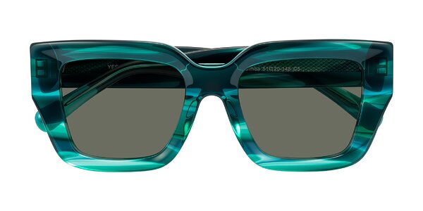 Front of Simba in Teal Striped