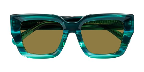 Front of Simba in Teal Striped