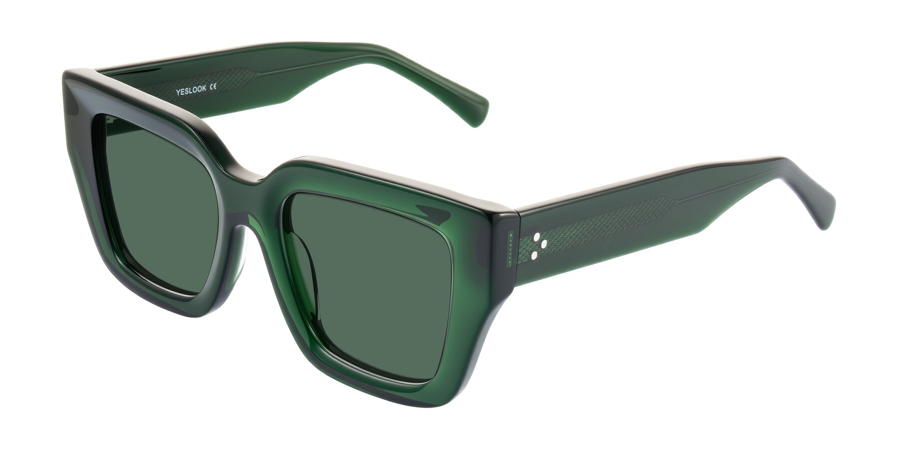 Angle of Simba in Dark Green with Green Polarized Lenses
