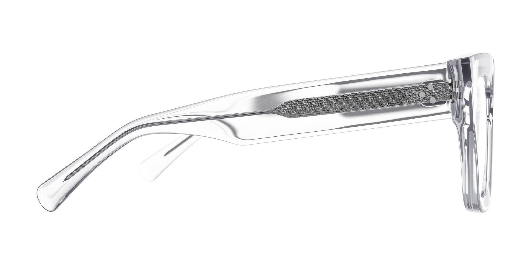 Side of Simba in Clear with Clear Blue Light Blocking Lenses