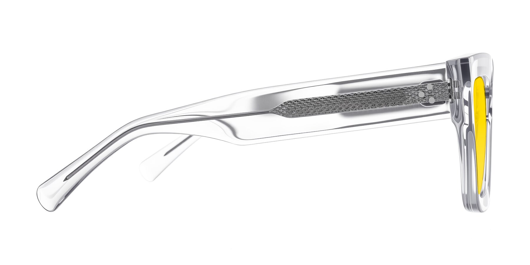 Side of Simba in Clear with Yellow Tinted Lenses