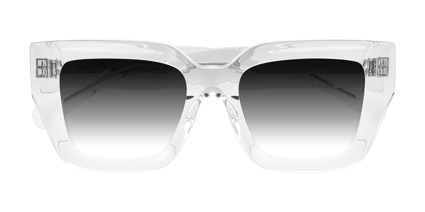 Folded Front of Simba in Clear with Gray Gradient Lenses