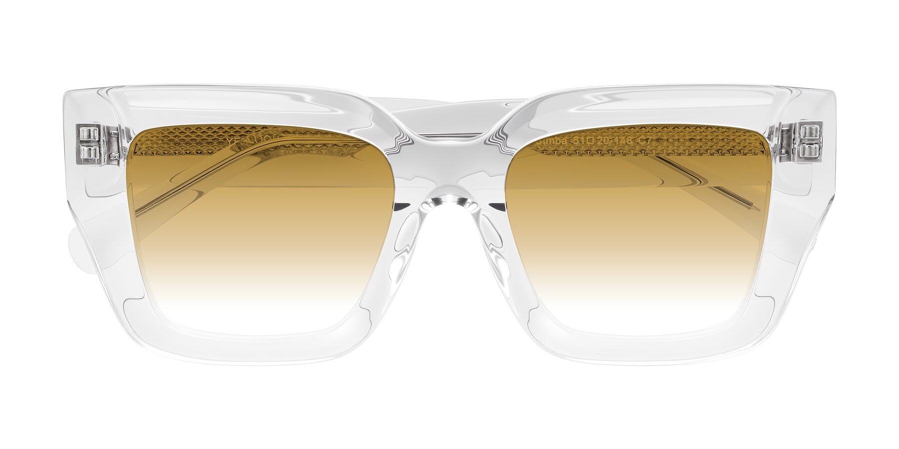 Folded Front of Simba in Clear with Champagne Gradient Lenses