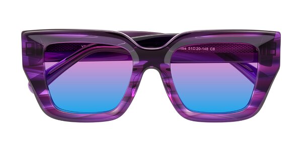 Front of Simba in Violet Striped