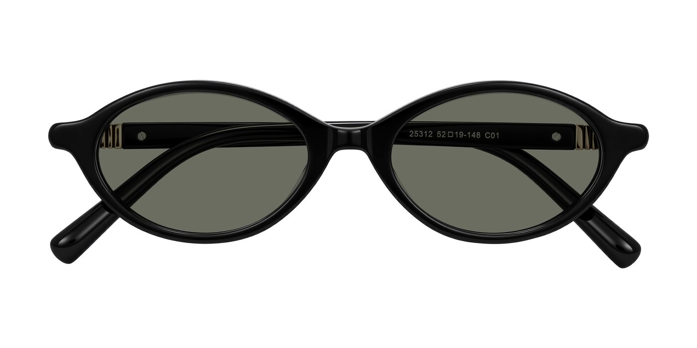 Noelle - Black Polarized Sunglasses