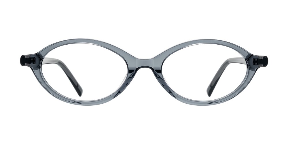 Noelle - Transparent Gray Eyeglasses