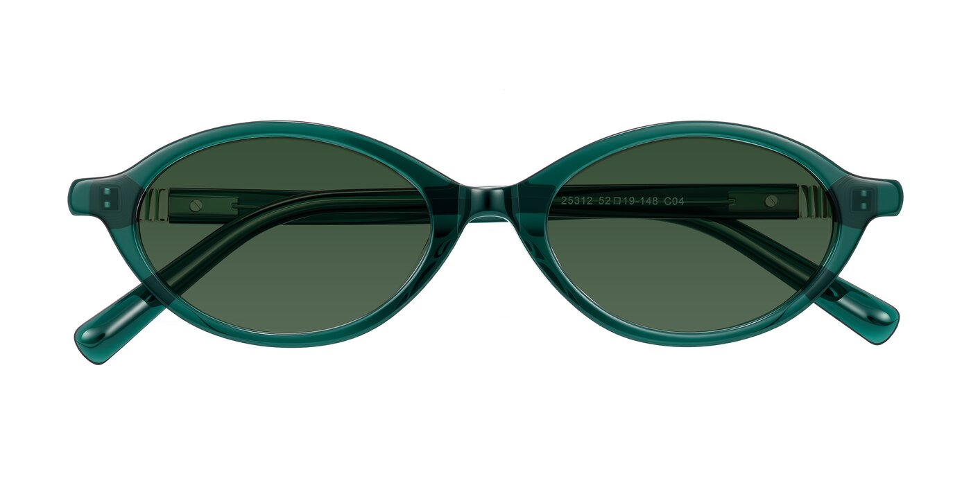 Noelle - Emerald Green Tinted Sunglasses