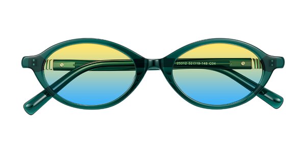 Front of Noelle in Emerald Green