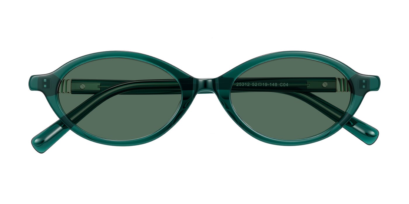 Noelle - Emerald Green Polarized Sunglasses
