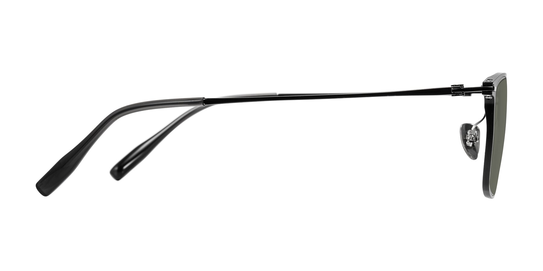 Side of Ayla in Black with Gray Polarized Lenses