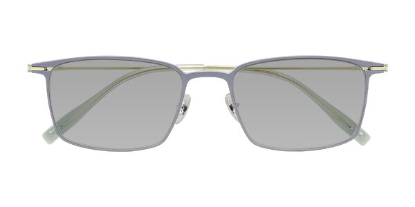 Front of Ayla in Gray/Green