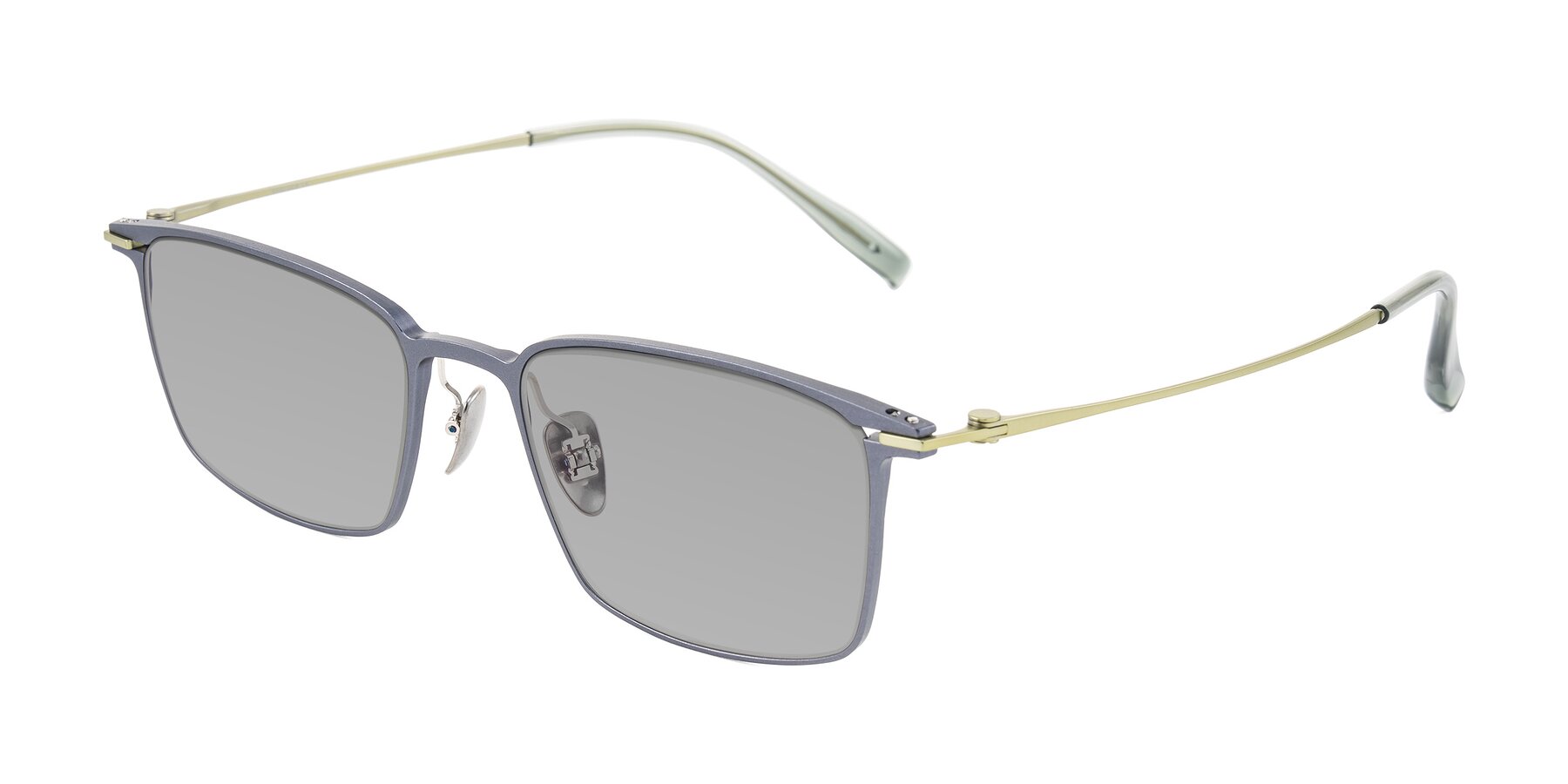 Angle of Ayla in Gray/Green with Light Gray Tinted Lenses
