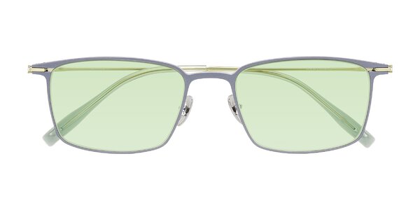 Front of Ayla in Gray/Green