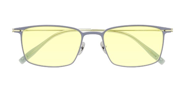 Front of Ayla in Gray/Green