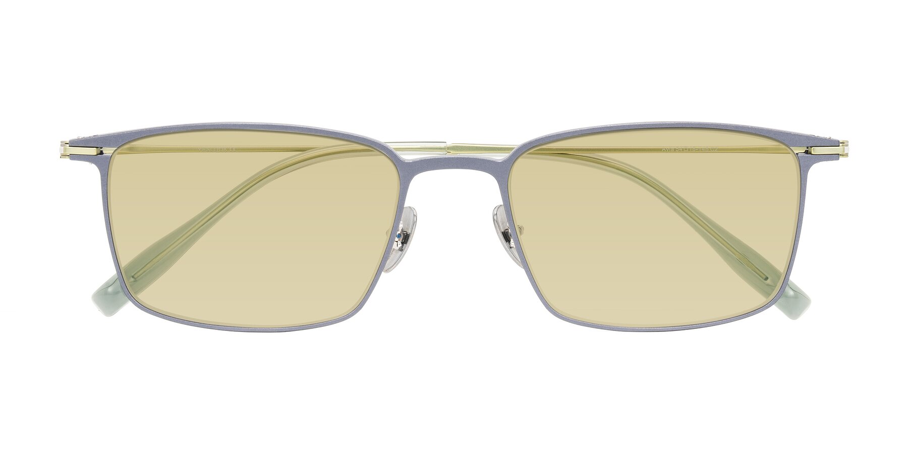 Folded Front of Ayla in Gray/Green with Light Champagne Tinted Lenses