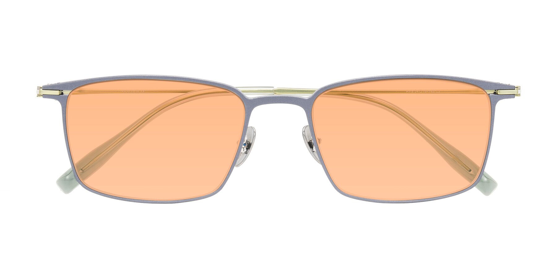 Folded Front of Ayla in Gray/Green with Light Orange Tinted Lenses