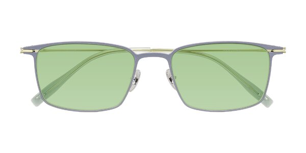 Front of Ayla in Gray/Green