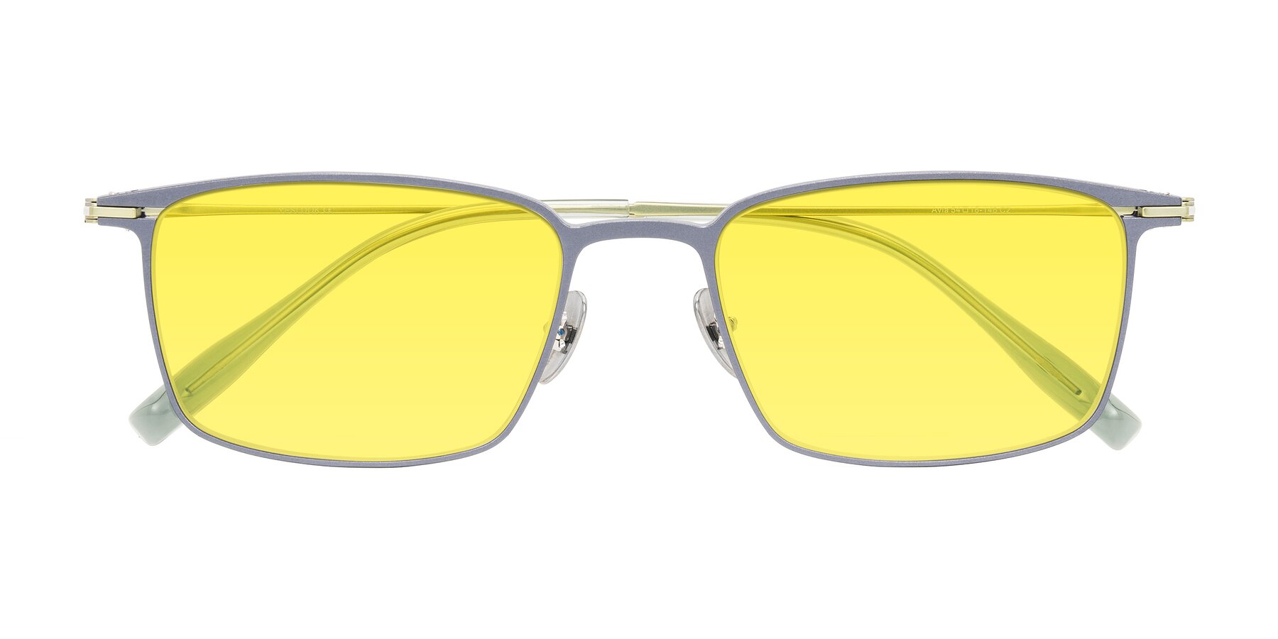 Folded Front of Ayla in Gray/Green with Medium Yellow Tinted Lenses