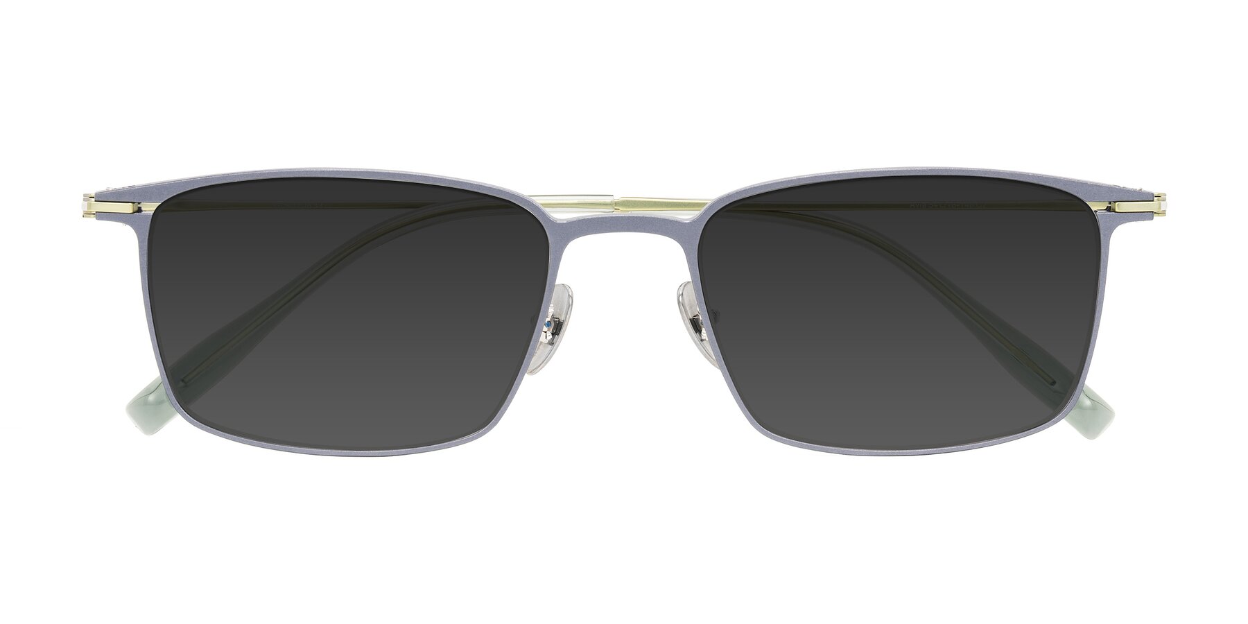 Folded Front of Ayla in Gray/Green with Gray Tinted Lenses