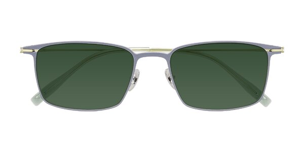 Front of Ayla in Gray/Green