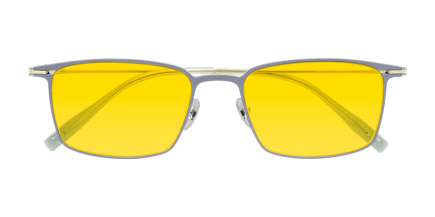 Folded Front of Ayla in Gray/Green with Yellow Tinted Lenses