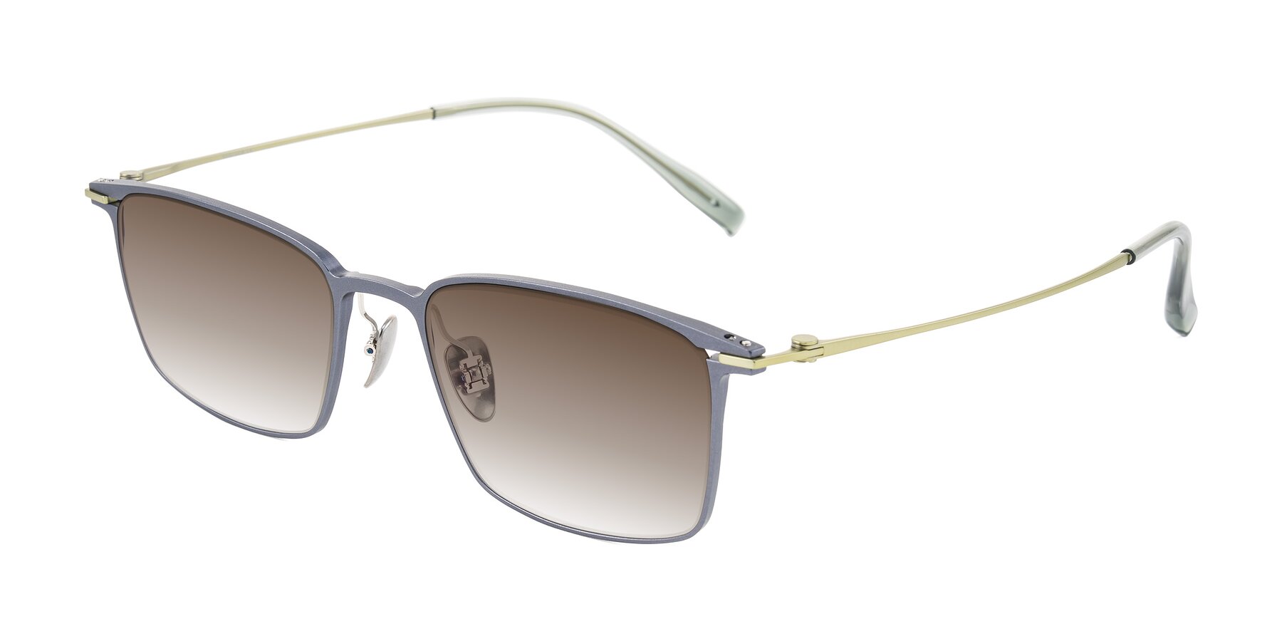 Angle of Ayla in Gray/Green with Brown Gradient Lenses