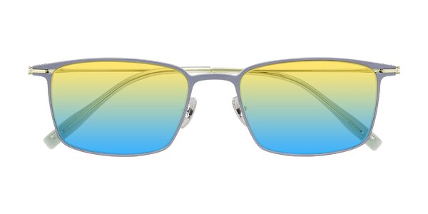 Front of Ayla in Gray/Green