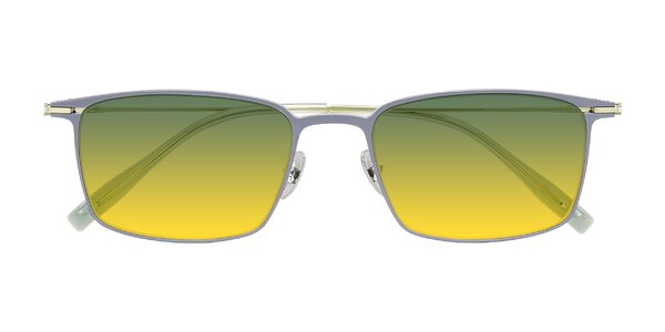 Front of Ayla in Gray/Green