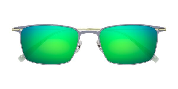 Front of Ayla in Gray/Green