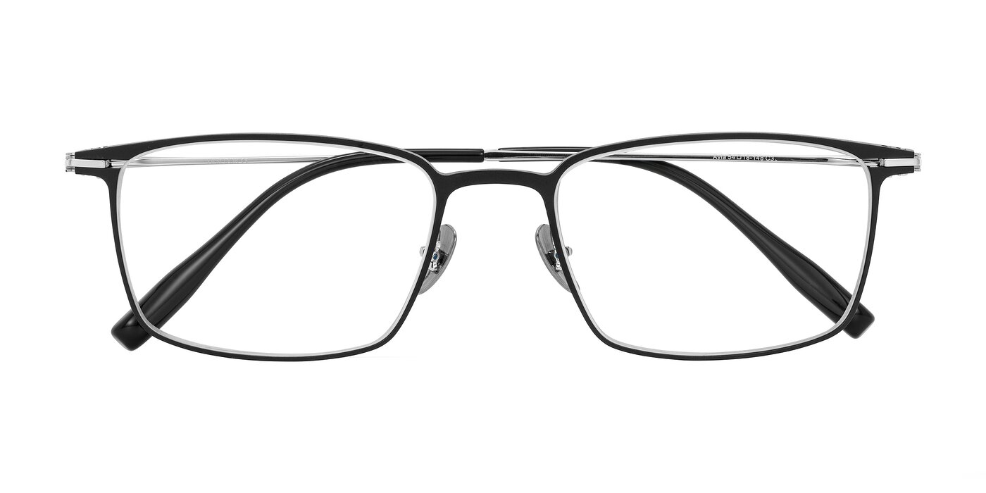 Ayla - Black/Silver Reading Glasses