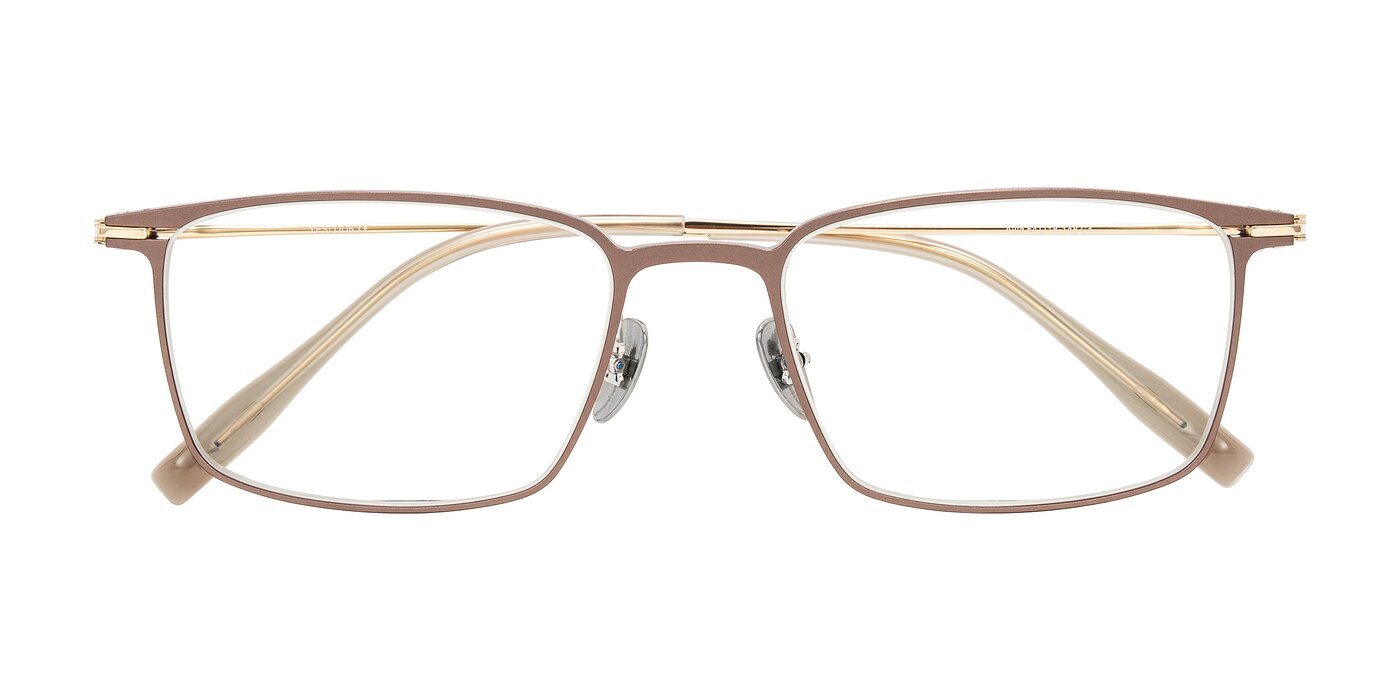 Ayla - Brown/Gold Eyeglasses