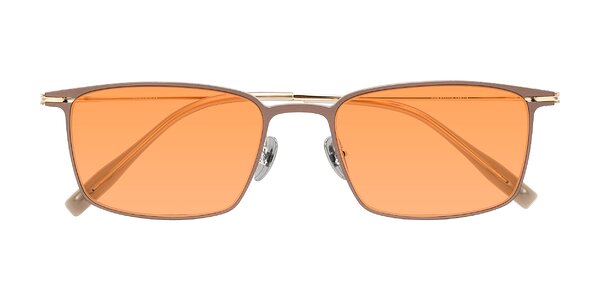 Front of Ayla in Brown/Gold