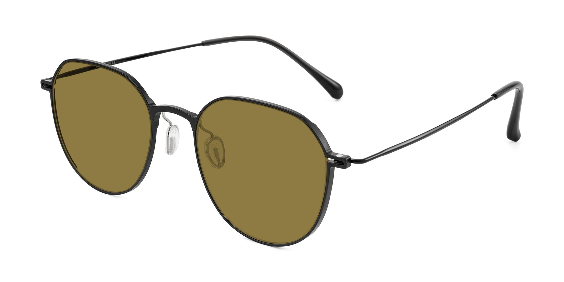 Angle of Pineda in Black with Brown Polarized Lenses