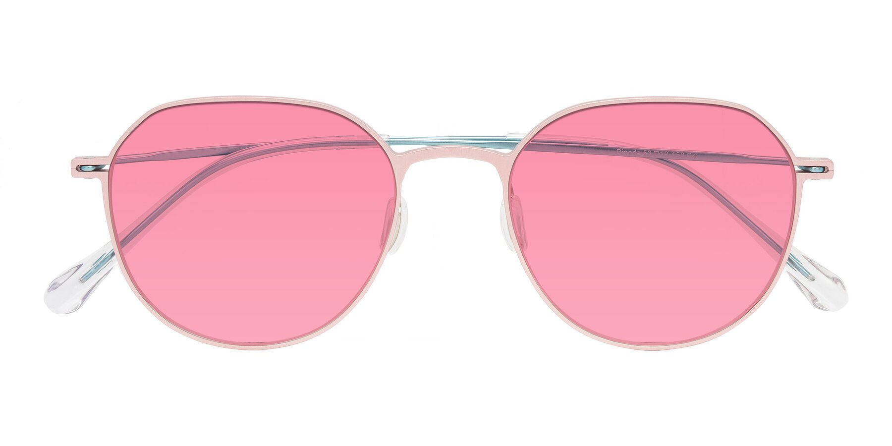 Folded Front of Pineda in Pink/Blue with Pink Tinted Lenses
