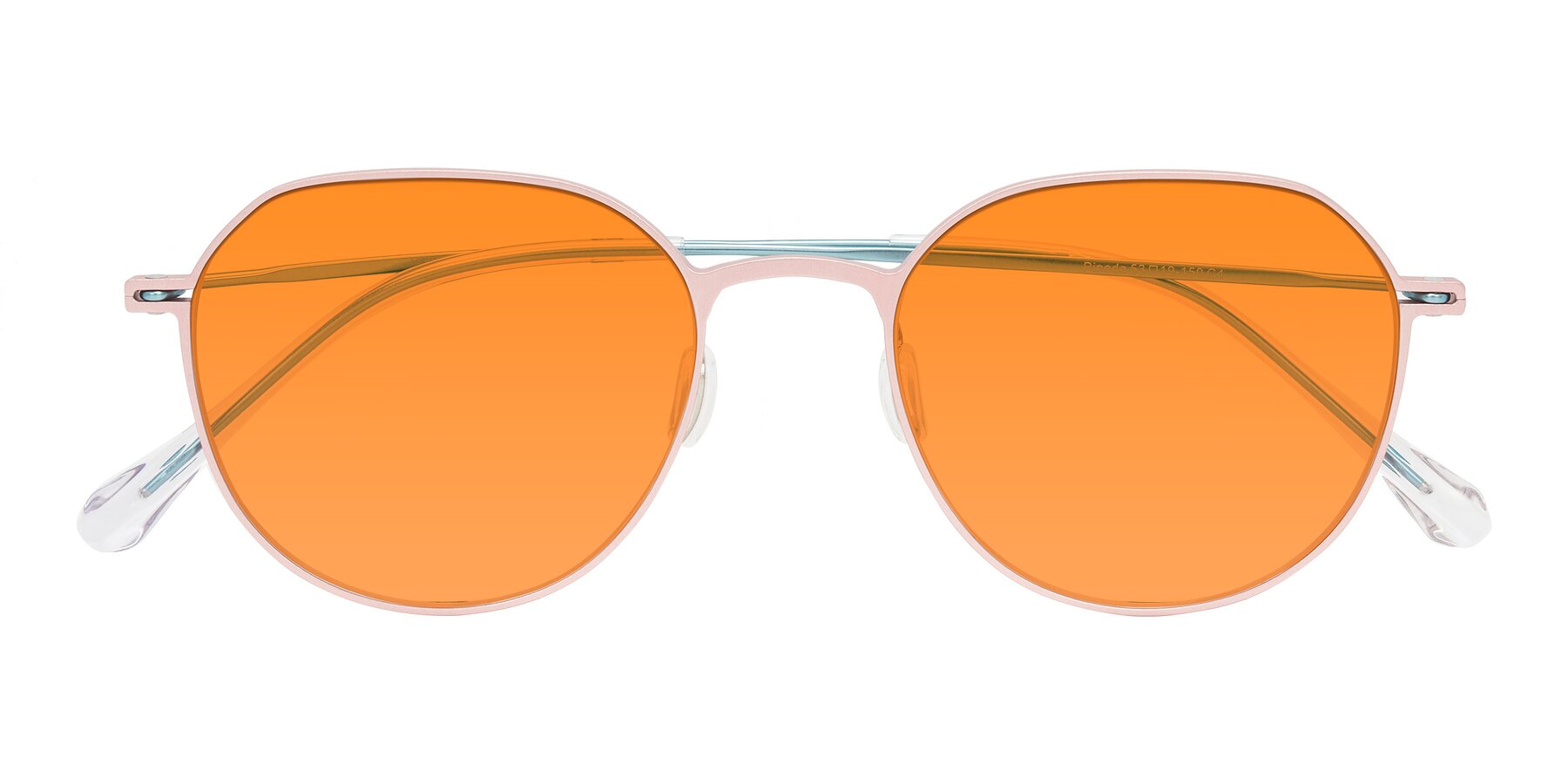Folded Front of Pineda in Pink/Blue with Orange Tinted Lenses