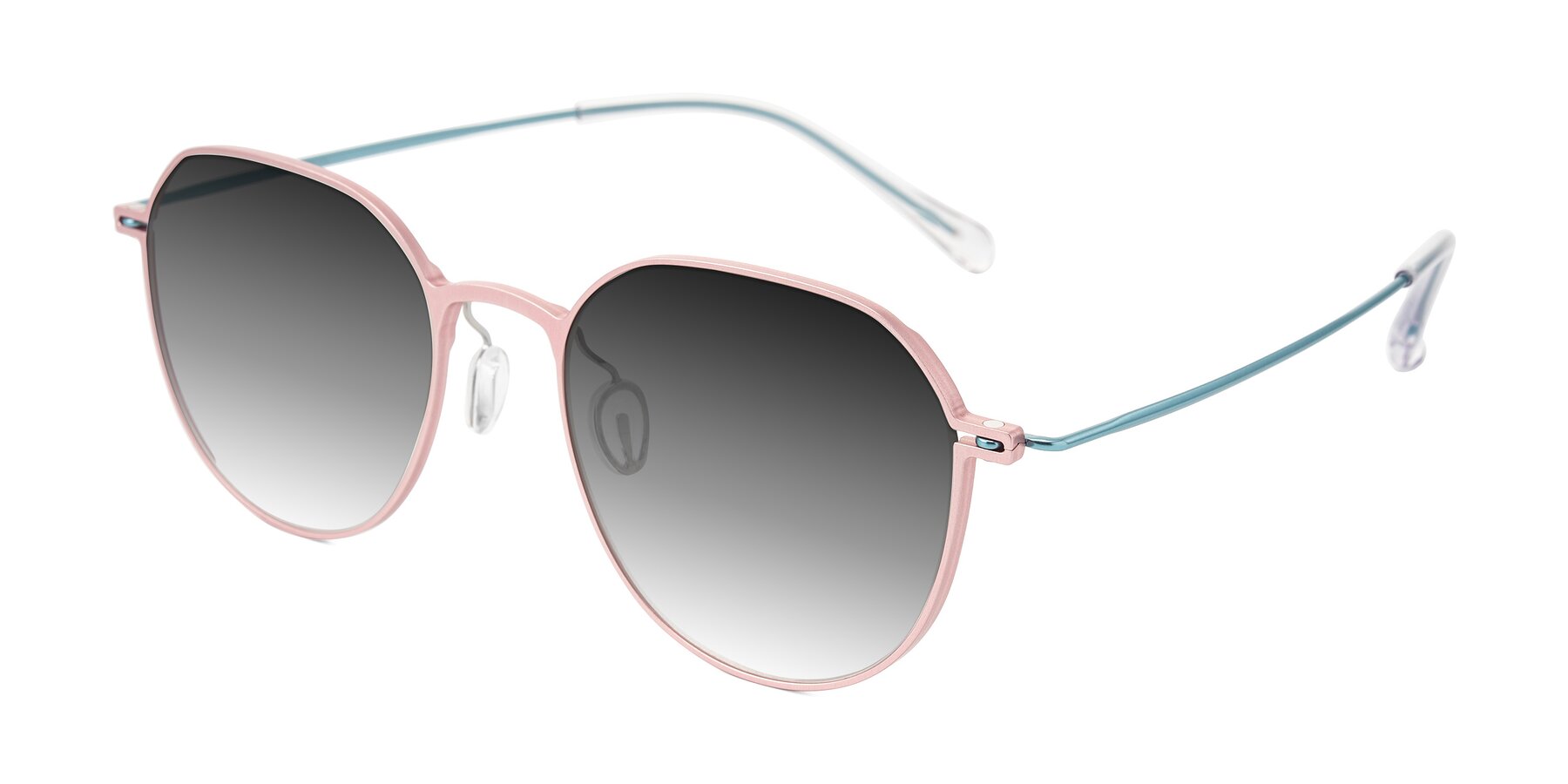 Angle of Pineda in Pink/Blue with Gray Gradient Lenses