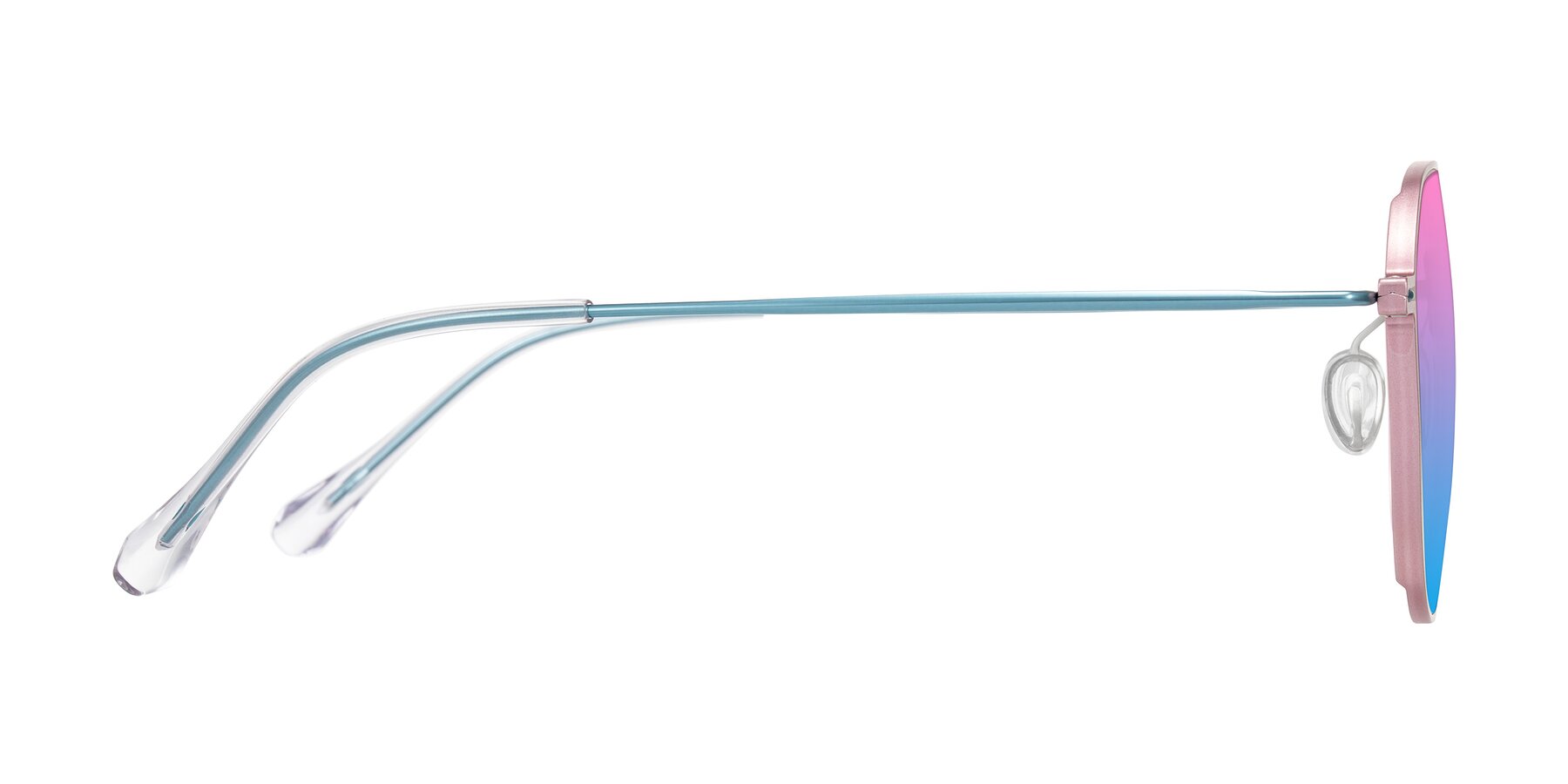 Side of Pineda in Pink/Blue with Pink / Blue Gradient Lenses