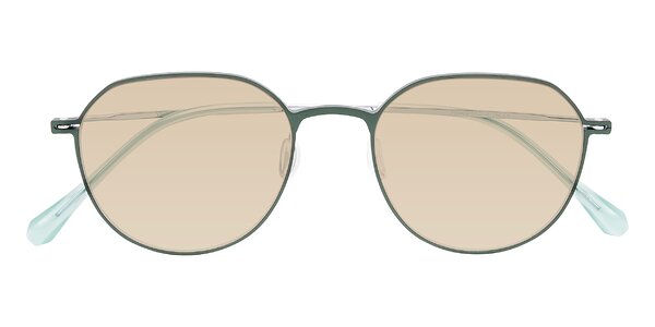 Front of Pineda in Dark Green/Silver