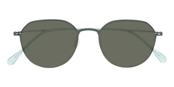 Front of Pineda in Dark Green/Silver